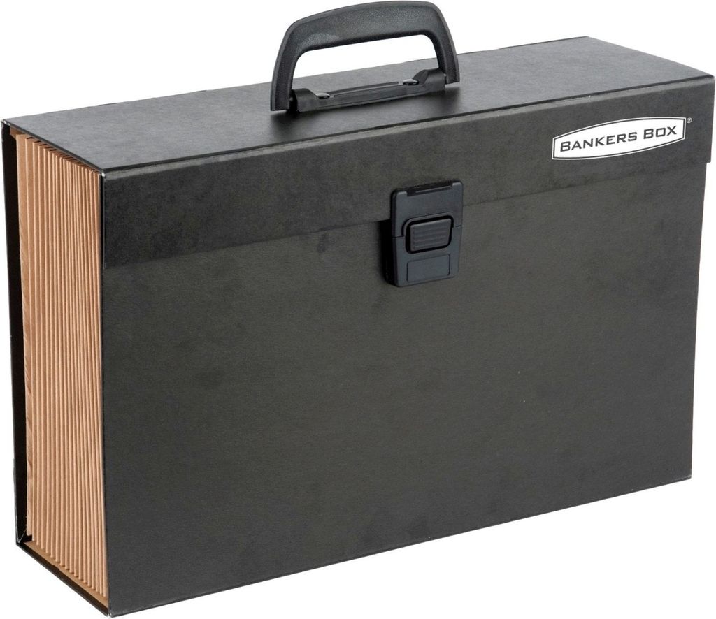 Handifile Dokumentenmappe Bankers Box 368x260mm 19 Fächer schwarz Packung mit 5 Stück
