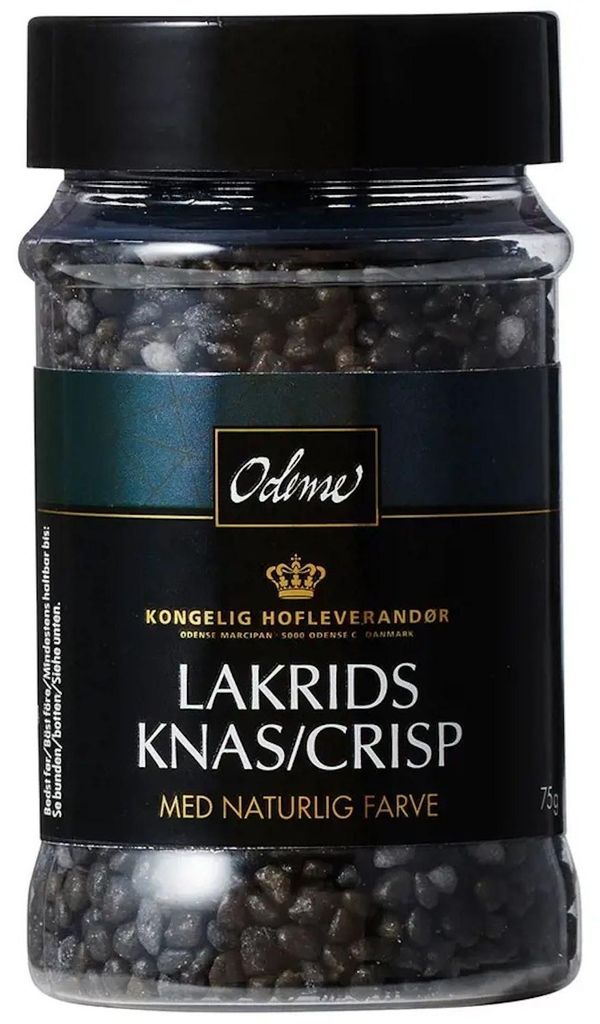 Odense Lakrids Knas/Crisp 75g - Lakritz Streusel Produktbild 