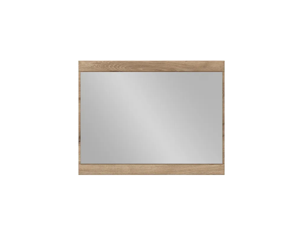 Miroir de vestiaire GRANO décor Chêne Viking 93x73 cm style naturel