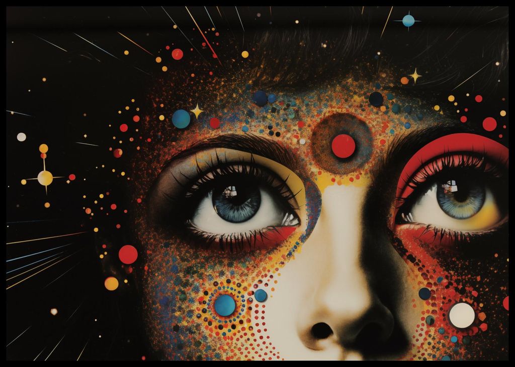 Plakat 84,1x59,4cm Selbstentstehende Galaxie