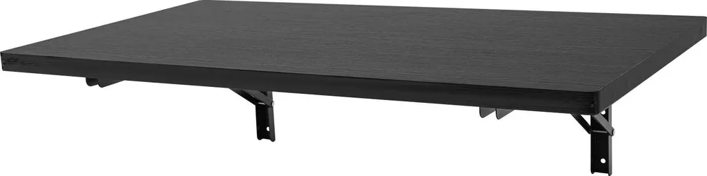 Table pliante murale pour petits espaces - Supporte 250kg - Noir mat