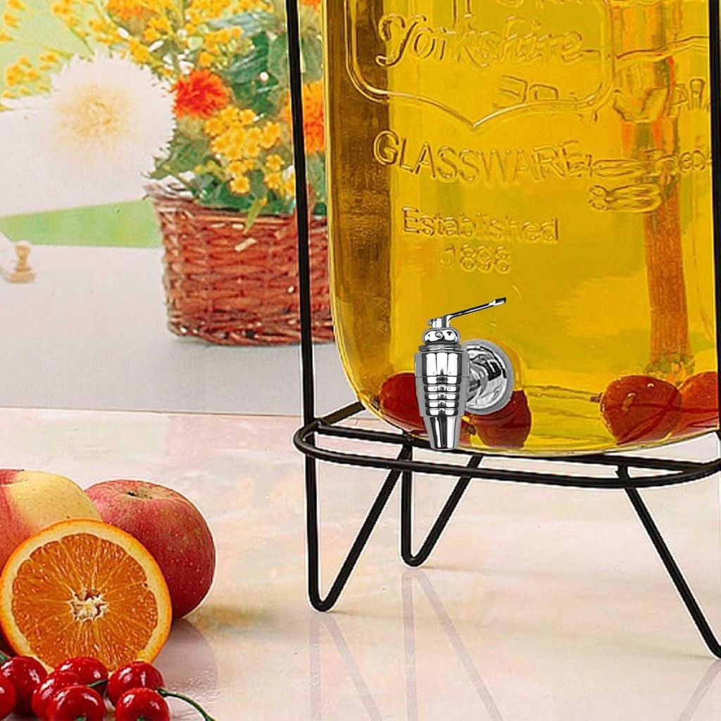 DEANKEJI Getränkespender, Tap Tap 4 Stück ABS Kunststoff Wasserspender Ersatzpins mit Unterlegscheiben und Schrauben Gewindeloch 1,8 x 2,8 cm Saf...
