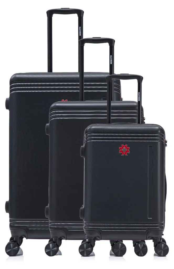 Set de 3 valises rigides GSTAAD - Pack voyage famille et vacances d'été