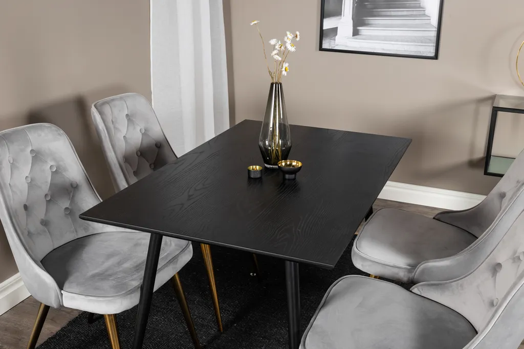 Table à manger Dipp noire 85x120cm : finis les problèmes d'espace restreint - 11