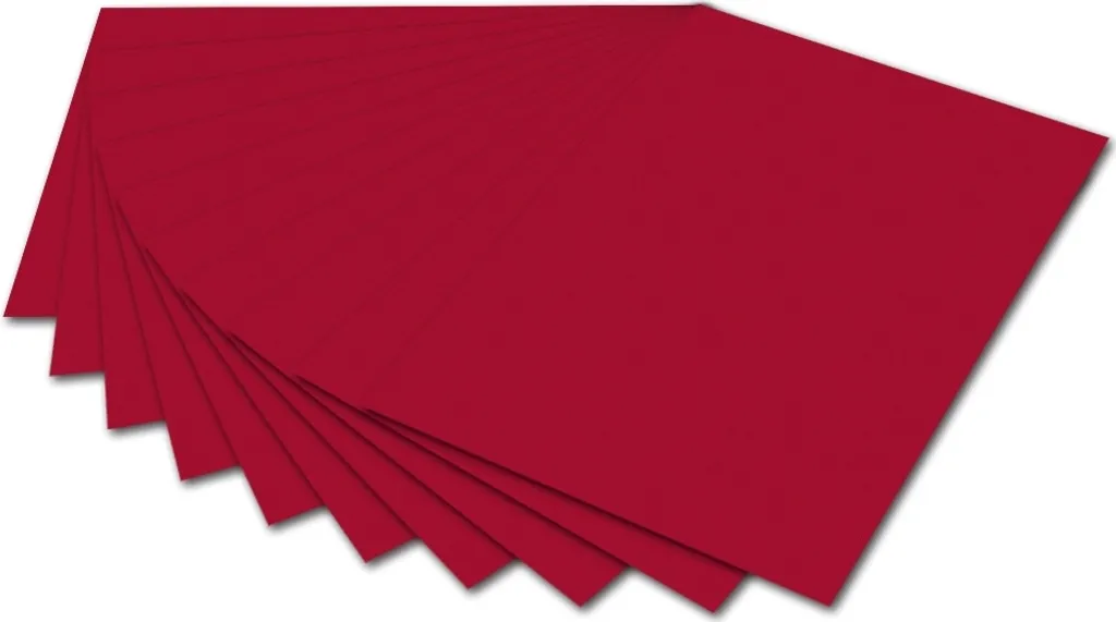 Papier Dessin Rouge Brique 50x70 cm pour Décoration et Affichage