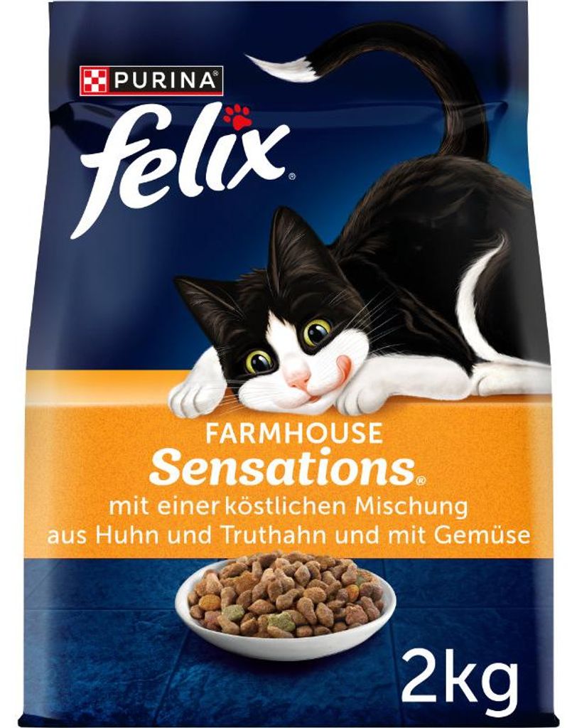 Felix Farmhouse Sensations Huhn & Truthahn 1x2kg Produktbild 
