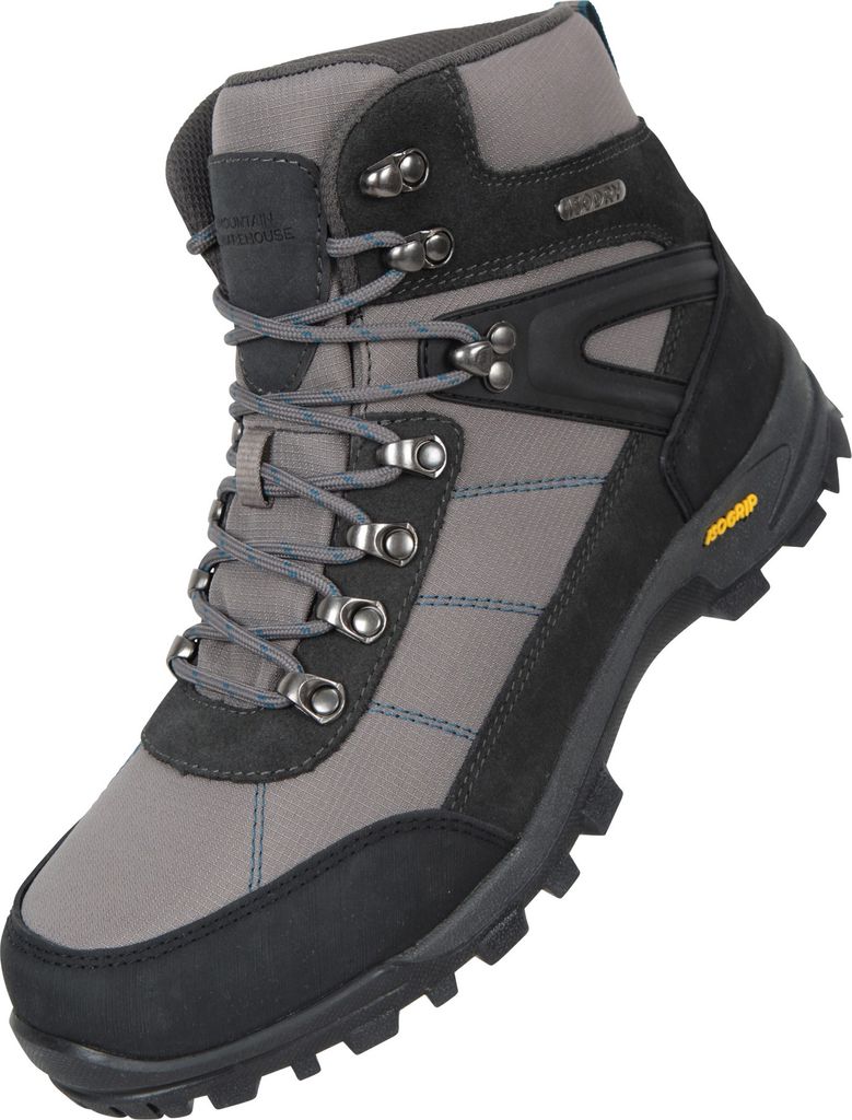 Mountain Warehouse - Herren Wanderstiefel "Storm Extreme", Wildleder MW1414 (46 EU) (Dunkelgrau)