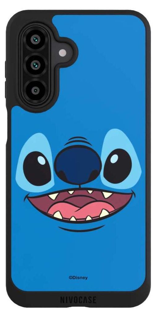 NIVOCASE Handyhülle für Samsung Galaxy A17 5G Hülle NIVOpure Case Schwarz Disney Offizielles Lizenzprodukt Lilo & Stitch