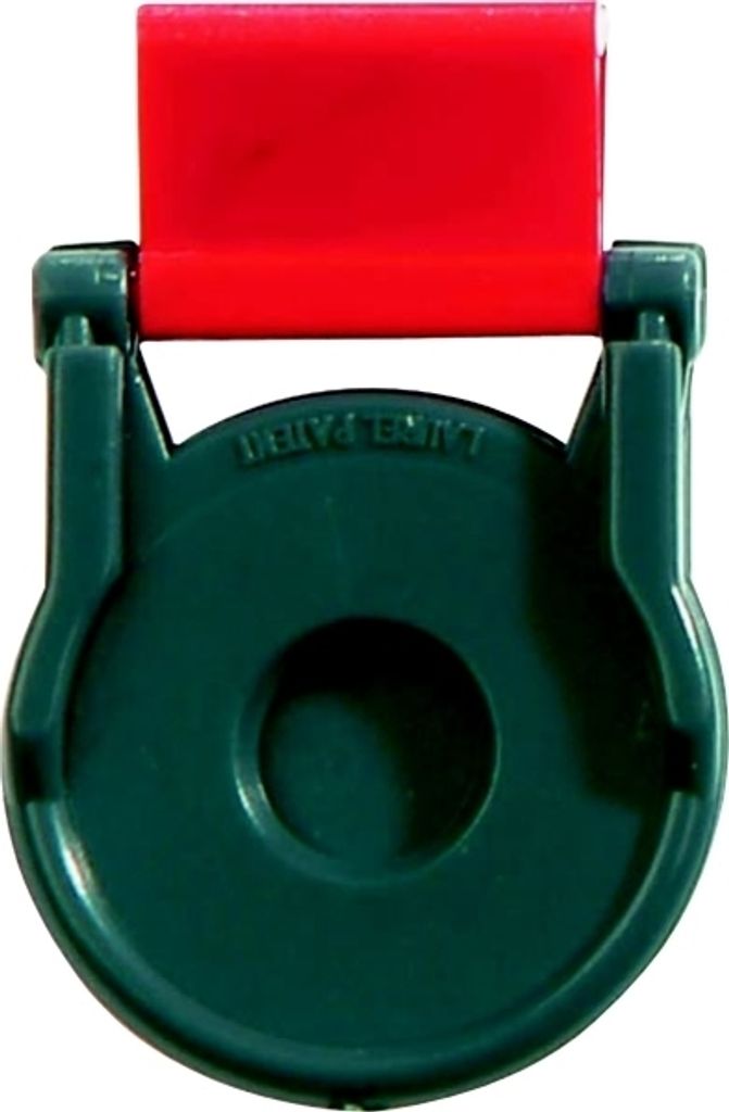 Binderklip Brutus 19x45mm für 80 Blatt VE=100 Stück rot