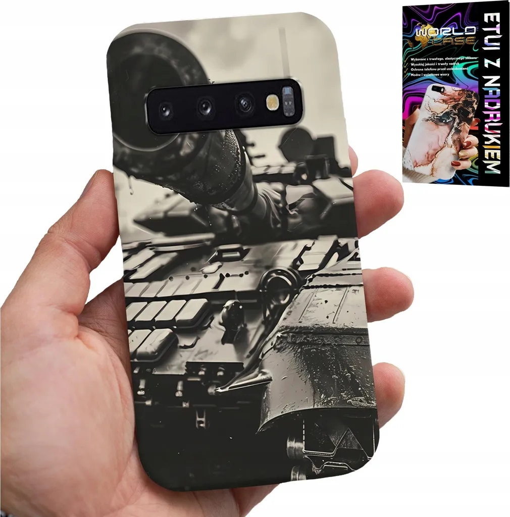 Custodia Samsung S10 Plus Blindata Militare Carro Armato + Pellicola