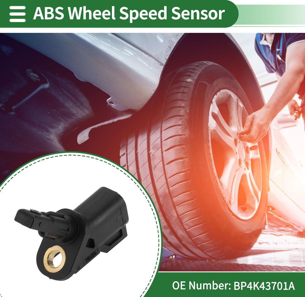ABS Raddrehzahlsensor ABS Sensor Anti-Blockier-System Sensor für Mazda 3 2004-2012 Nr. BP4K43701A Vorne Links Rechts
