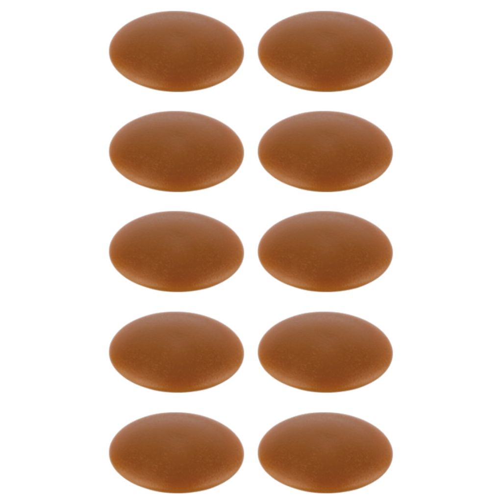 cyclingcolors 10x Abdeckkappen für Torx Schrauben Schraubenabdeckung schraubenkappen Kunststoff, Hellbraun T20 12mm