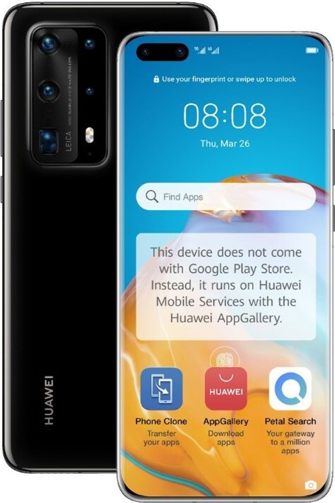 HUAWEI P40 Pro+ 本体 Huawei P40 Pro+ smartfon 512 GB, 8 GB RAM, Dual Sim, Black