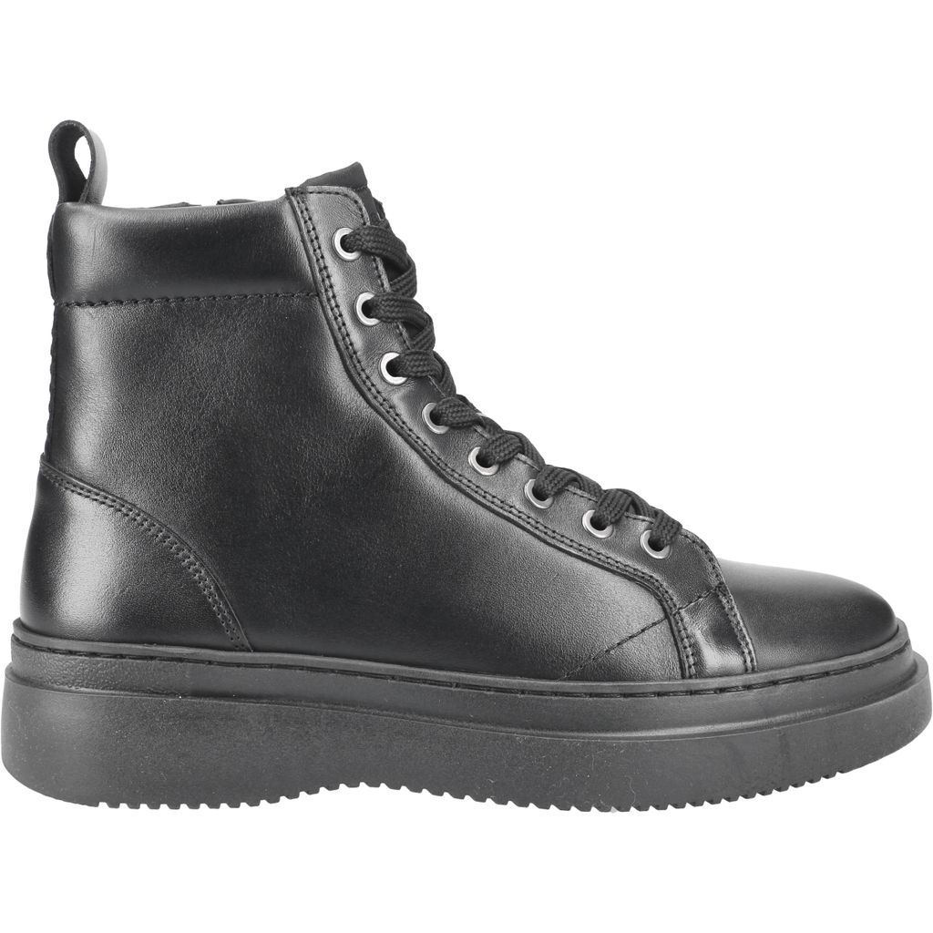 Marc O’ Polo Boots LACE FLATHEEL BOOTIE, Glattleder, Schwarz, Herren