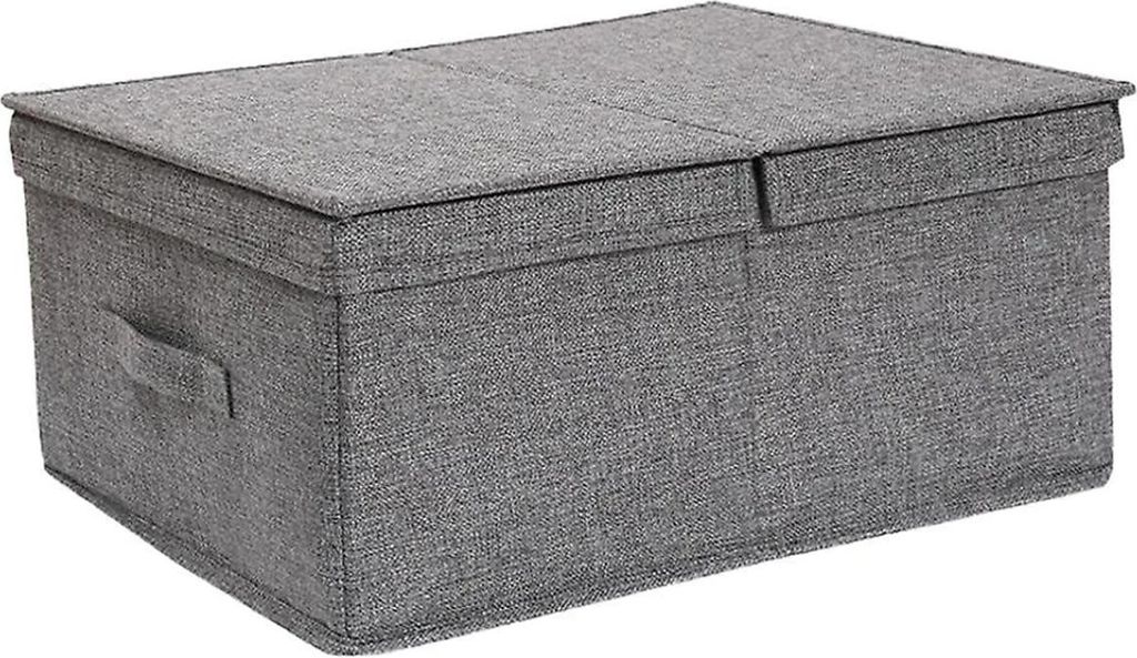 Großer Aufbewahrungsbehälter mit Deckel, Tragegriff, faltbar, inklusive Aufbewahrungstaschen zur Aufbewahrung von Kleidung, Schuhen, Decken und K...