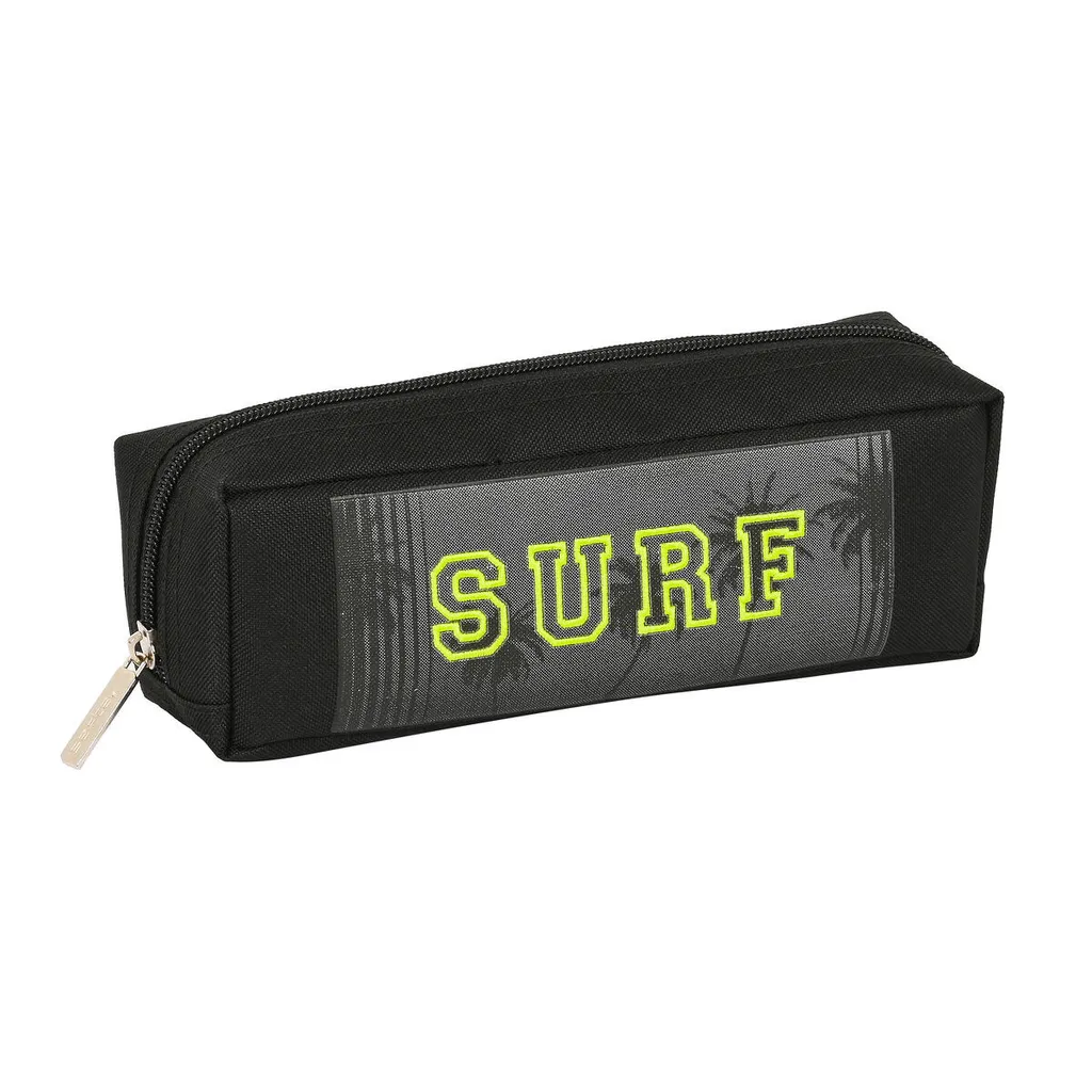 Astuccio per matite Safta Surf Nero (21 x 8 x 8 cm)