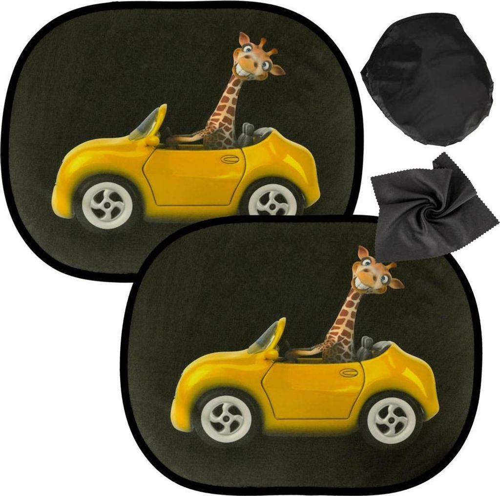 Tenda parasole statica per finestrino auto giraffa Immagine del prodotto 