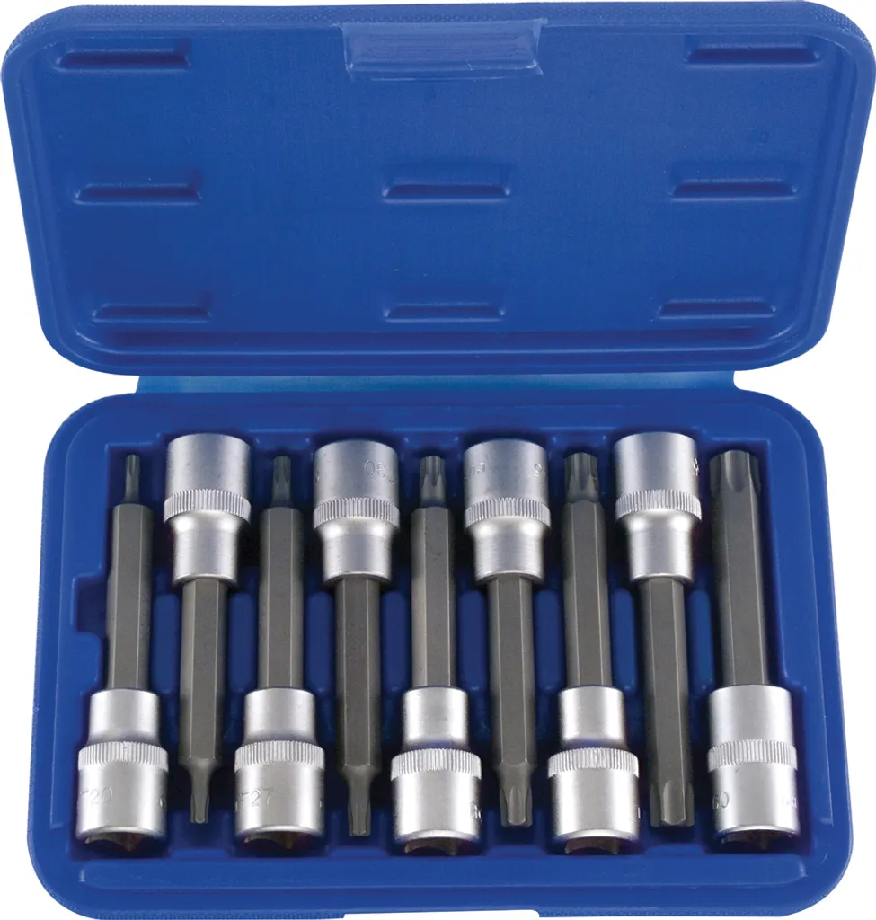 Jeu de douilles TORX 100 mm 1/2 pour mécanique auto et maintenance