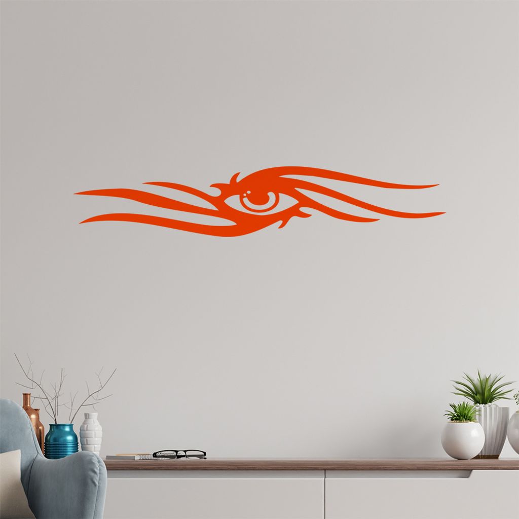 Tribal Auge Wandtattoo in 6 Größen - Wandaufkleber Wall Sticker - Dekoration, Küche, Wohnzimmer, Schlafzimmer, Badezimmer