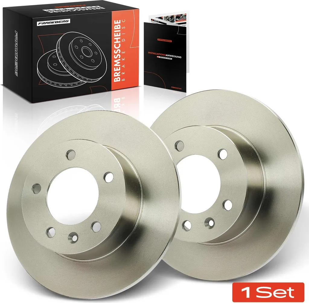 Éliminez les Vibrations : 2x Disques de Frein Arrière Renault Master II