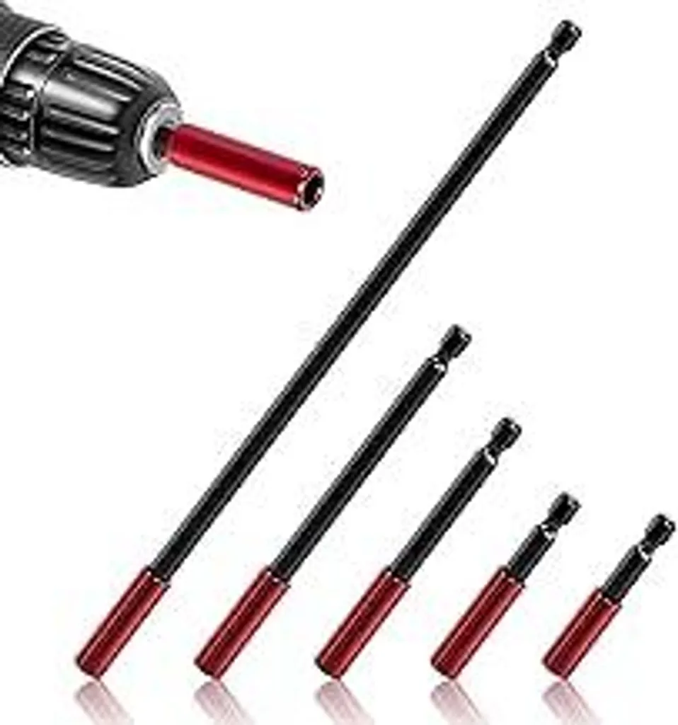 Set Estensioni Bit Magnetico 1/4" 5 Pezzi: Raggiungi Ogni Vite!