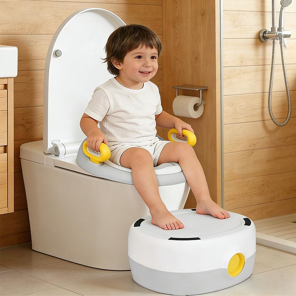 3-in-1 Töpfchen für Kinder,Toilettensitz Kinder WC mit Produktbild 