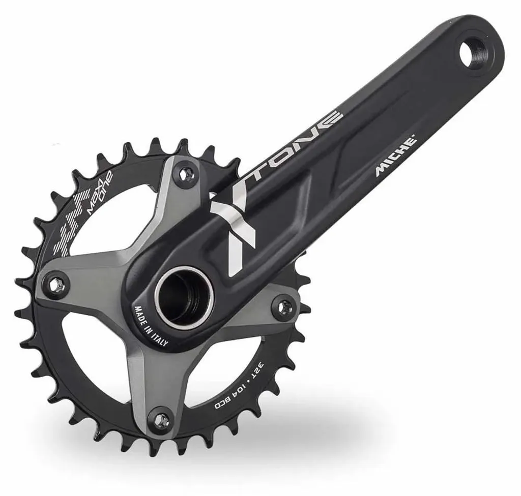 Pédalier Vélo Miche Xtone 32 Dents Argenté 170 mm pour Ville et Route