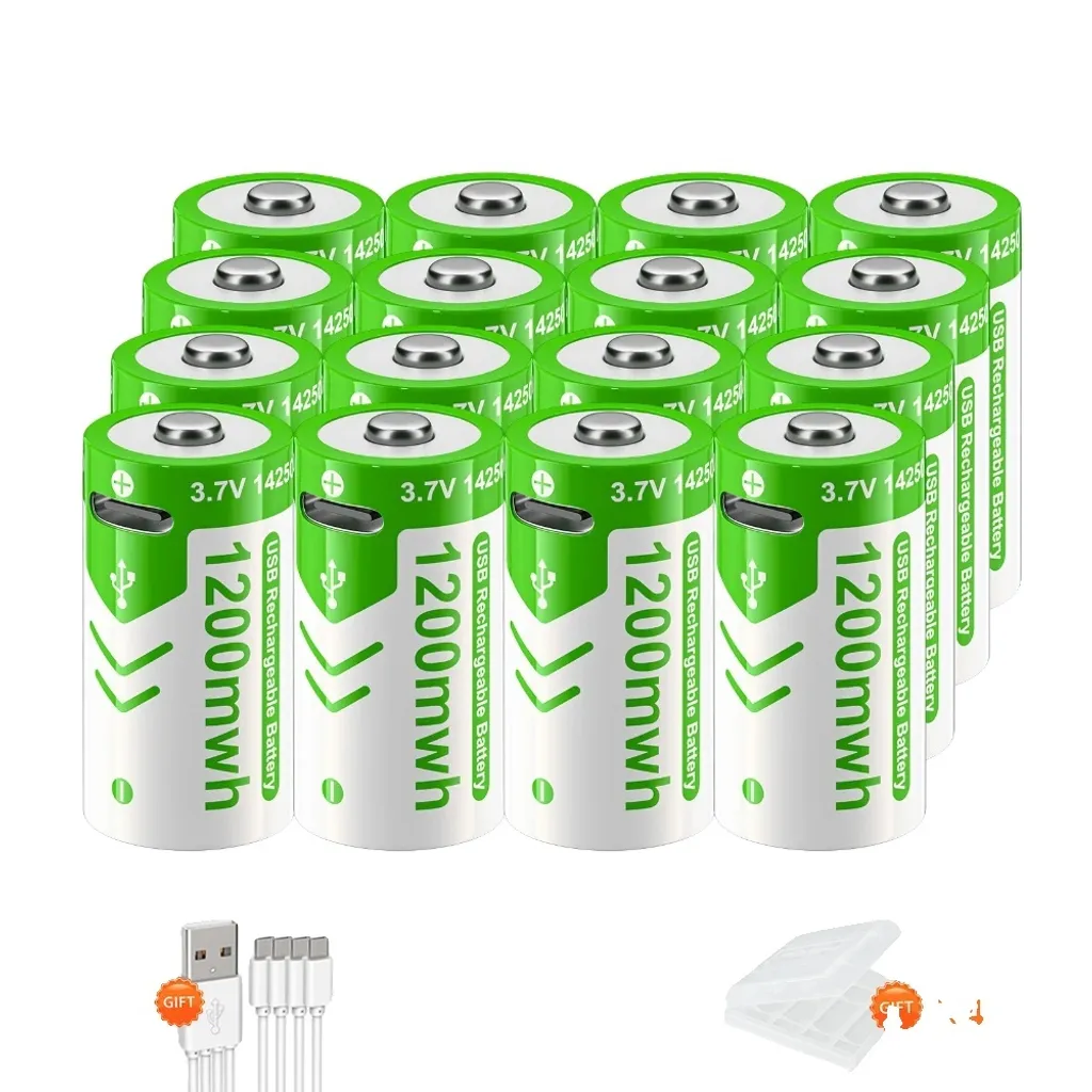 Kit 16 Pile Litio USB-C per Survival e Outdoor - Energia Ovunque