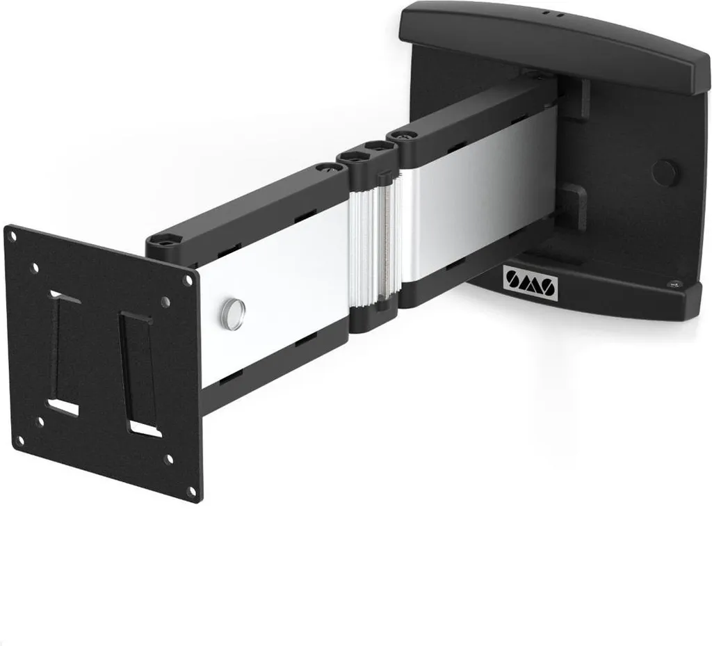 Support écran SMS Icon 3D Petit finition Alu et Noir ultra robuste