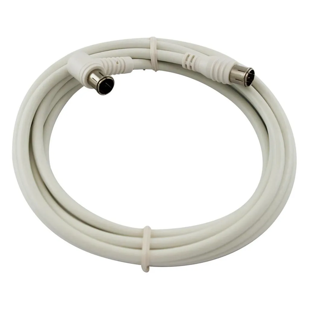 Câble F Televes 3,0 m blindé 90 dB avec connecteurs rapides Quick-W