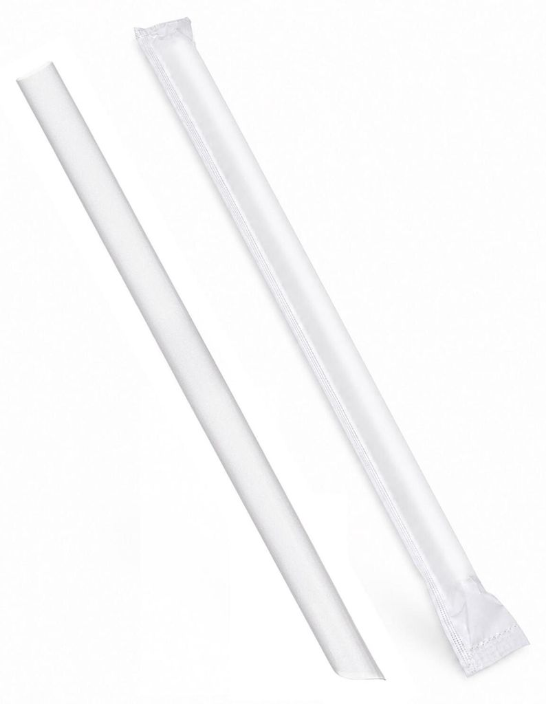 200x Mehrwegtrinkhalme für BUBBLE TEA JUMBO transparent Produktbild 