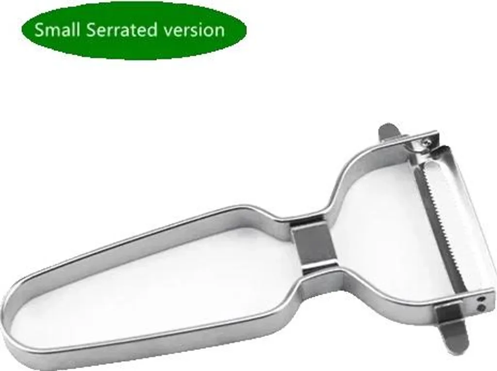 Pelapatate, acciaio inossidabile, design ergonomico, dentatura piccola