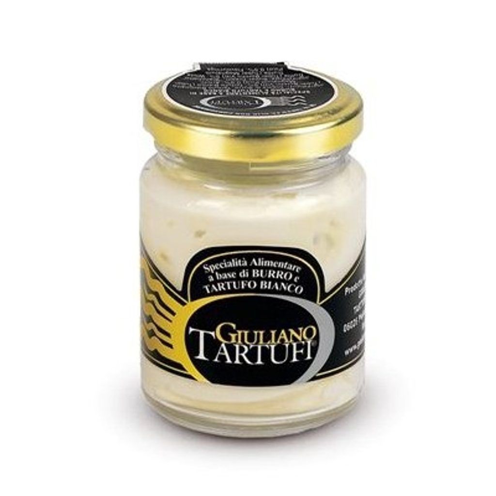 Hľuzovkové maslo s kúskami bielej hľuzovky 5,5% - 75g Obrázok produktu 