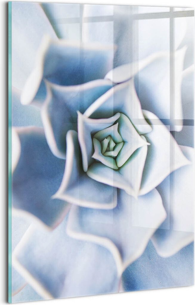 Designer Glasbild - Wandbild - Glas Bild - 20x30 cm - Blumenpflanze