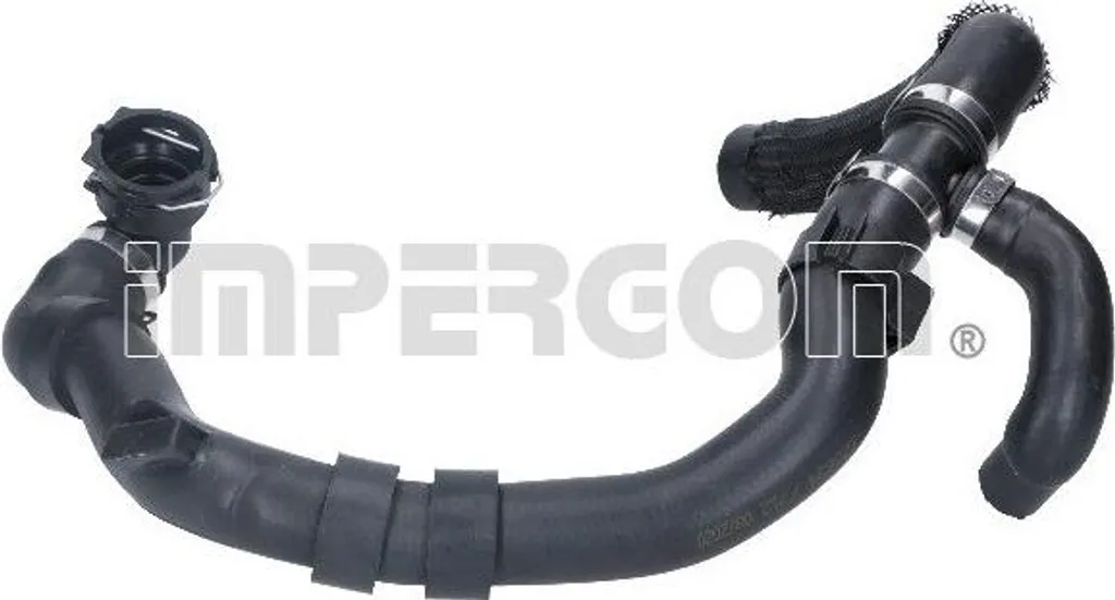 Durite de radiateur renforcée pour VW Golf 1.6 TDI 2010 - Caoutchouc noir