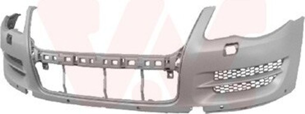 VAN WEZEL Stoßstange Stoßfänger für VW Touareg (7LA, 7L6, 7L7) Grundiert Glatt 5847576