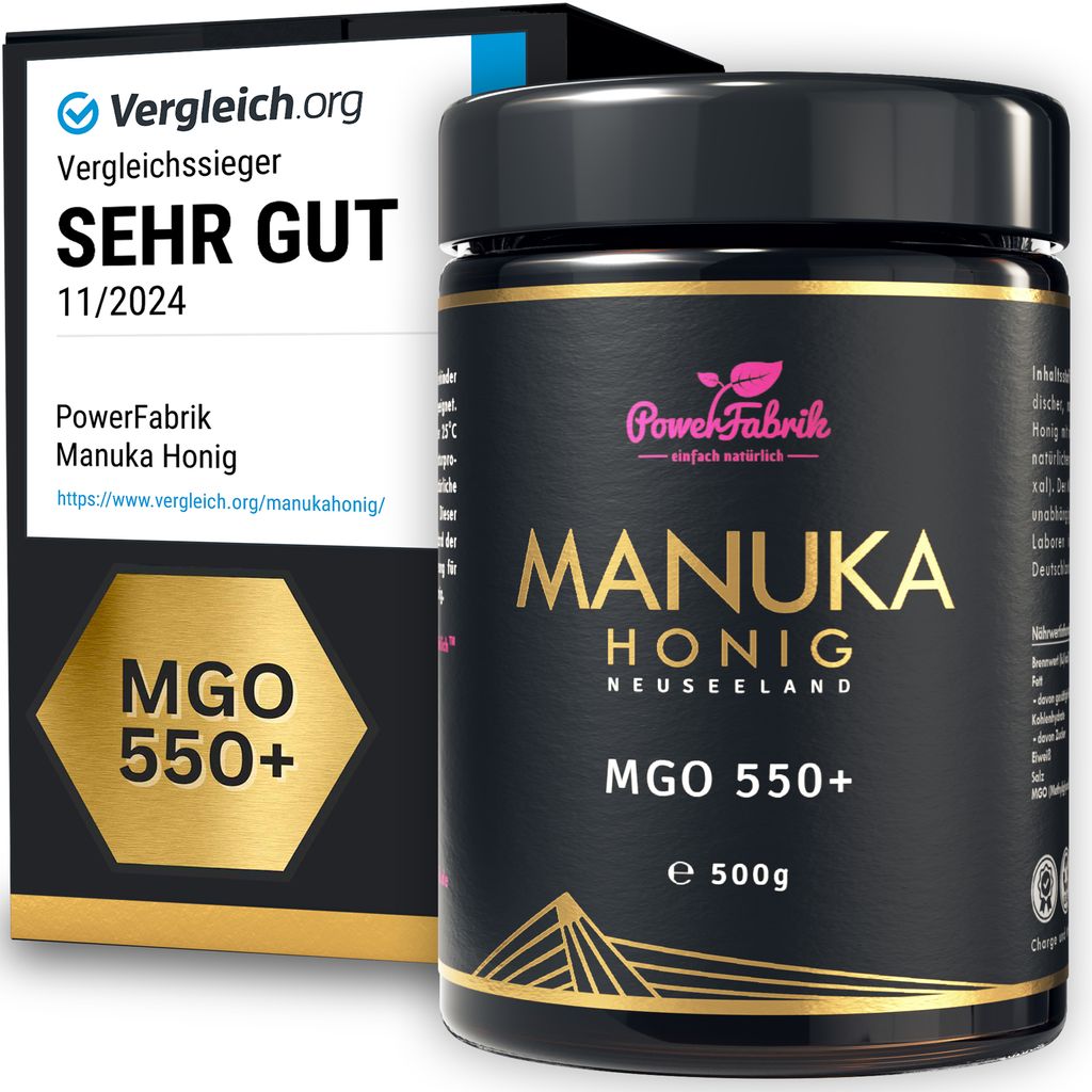 Manuka Honig | MGO 550+ | 500g | HALAL | Das ORIGINAL aus Produktbild