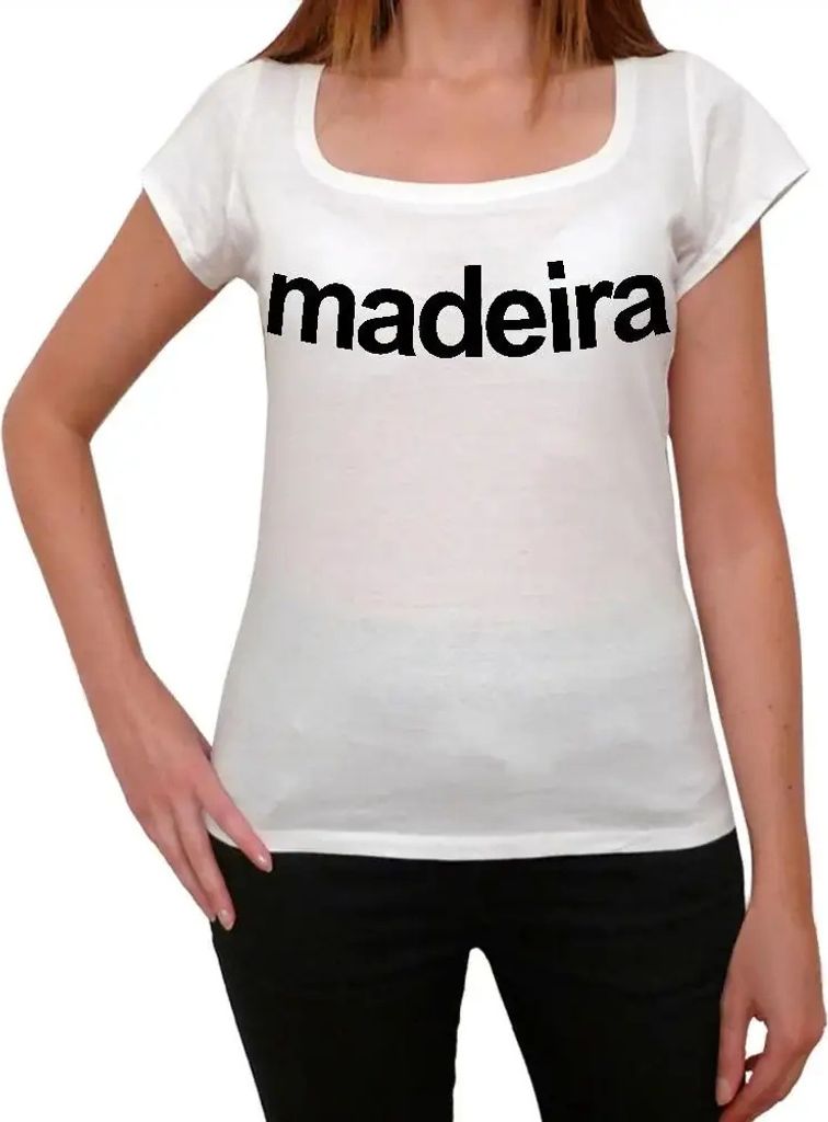 Damen Grafik T-Shirt Madeira Touristenattraktion – Madeira Tourist Attraction – Öko-Verantwortlich Vintage Jahrgang Kurzarm Lustige Druck Gebu...