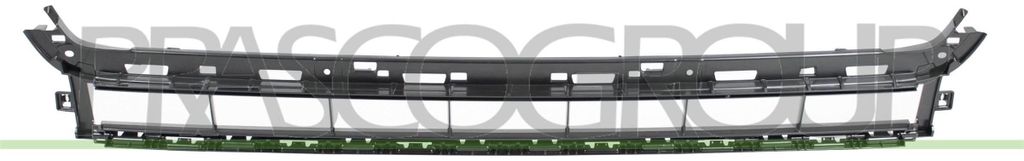 PRASCO Lüftungsgitter Grill Stoßfänger für AUDI A6 Avant (4A5, C8) Schwarz