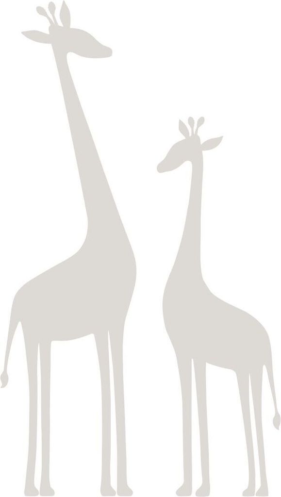 Origin Wallcoverings Fototapete Giraffen Grau 150 x 279 cm