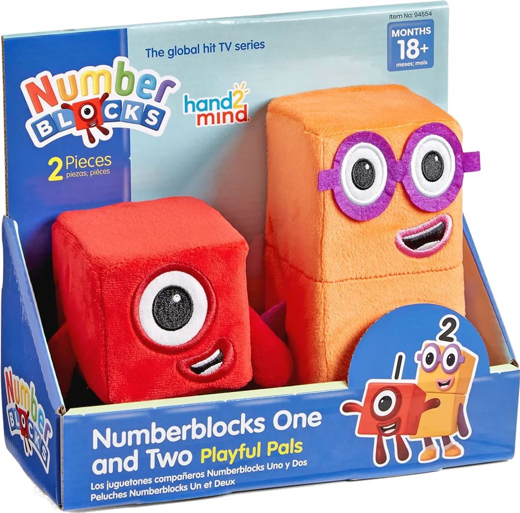 Dodatkowy zestaw maskotek Numberblocks - Jeden i Dwa Zdjęcie produktu 