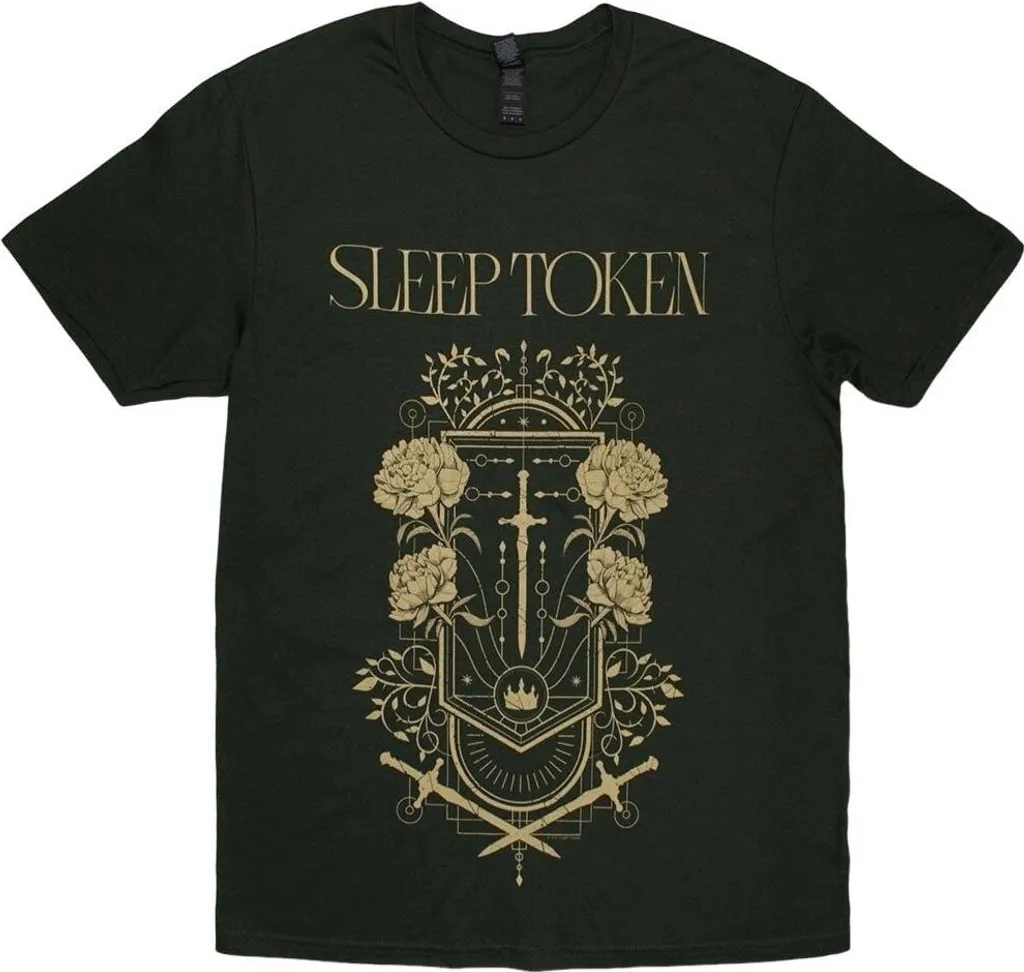 Sleep Token Damocles T-shirt Vert Taille XL - Merch Officiel Rock Metal