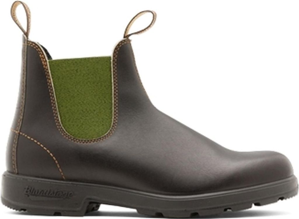 Blundstone Blundstone 519 Stout Brown Leather with Olive Image du produit 