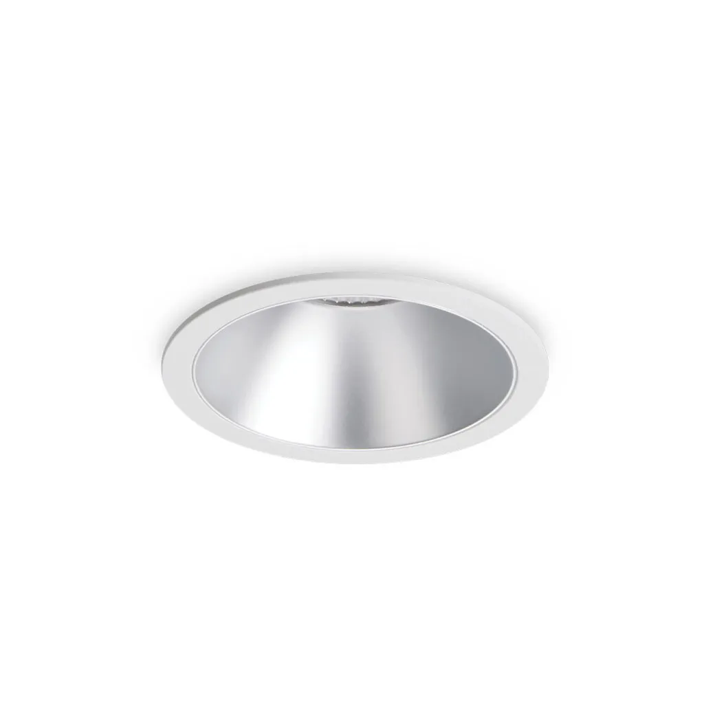Spot LED Game Round Blanc Argenté pour Éclairage de Salon et Couloir