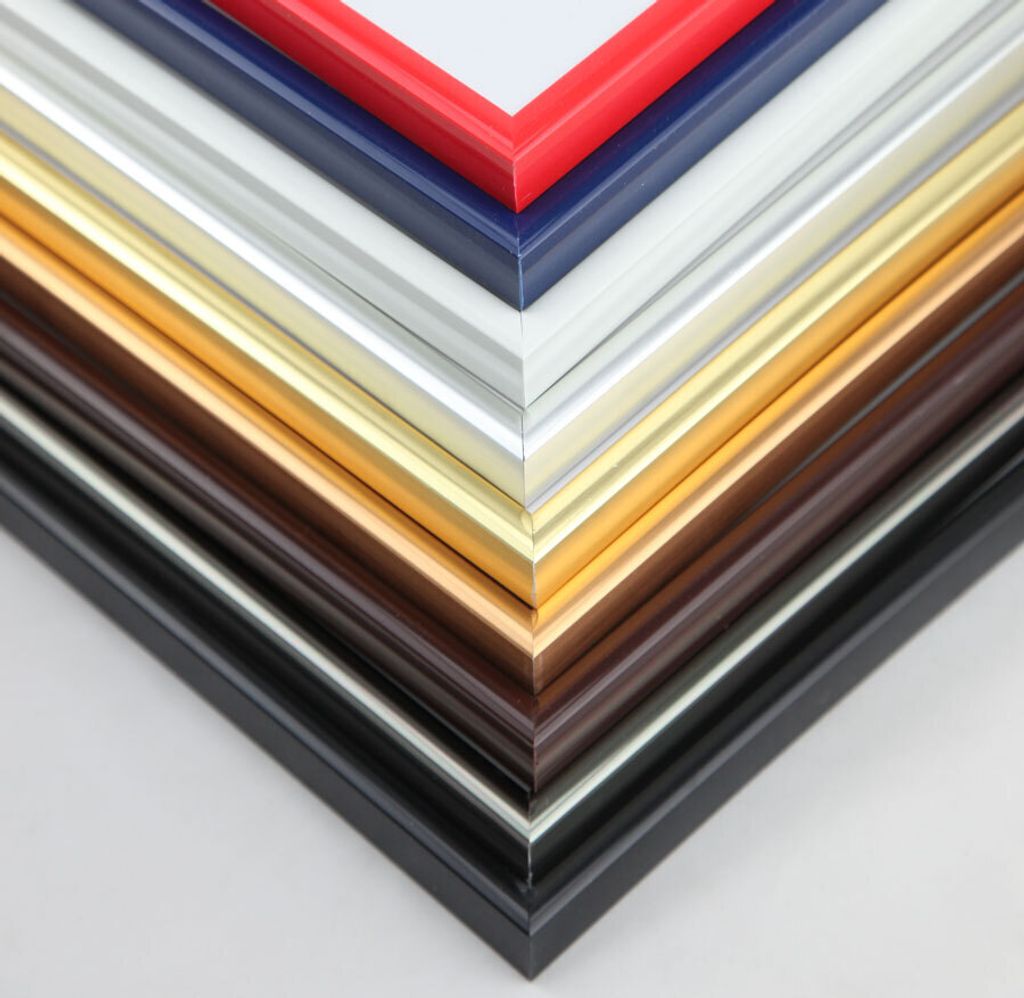 Ideal Life Kunststoff Bilderrahmen Wanddeko Collage Poster Bilder Foto Rahmen - Farbe: Gold | Format: 20x30