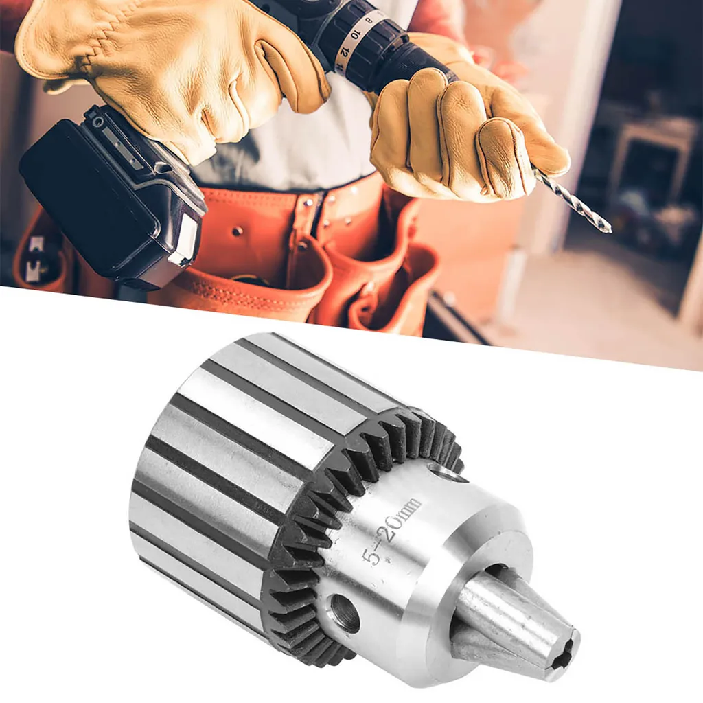 Mandrin à clé B22 5-20mm en acier robuste pour perçage haute capacité