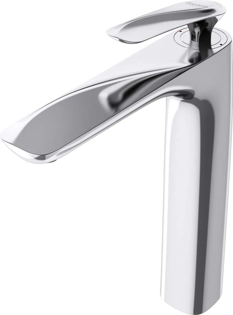 Miscelatore Lavabo doporro WAM-7201 28cm Argento | Design Bagno Moderno