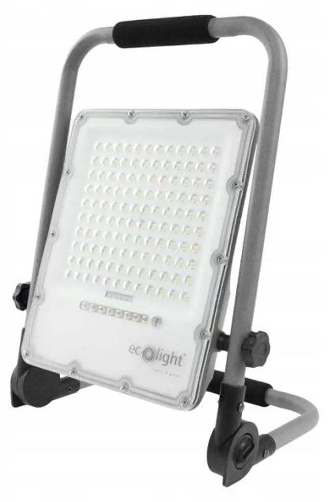 Lampe de chantier LED portable 50W rechargeable avec support orientable