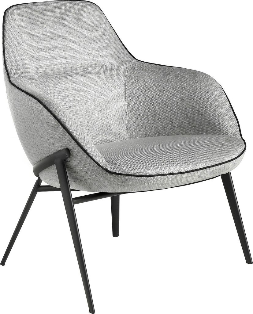 Angel Cerdá Sessel aus grauem Stoff 5065
