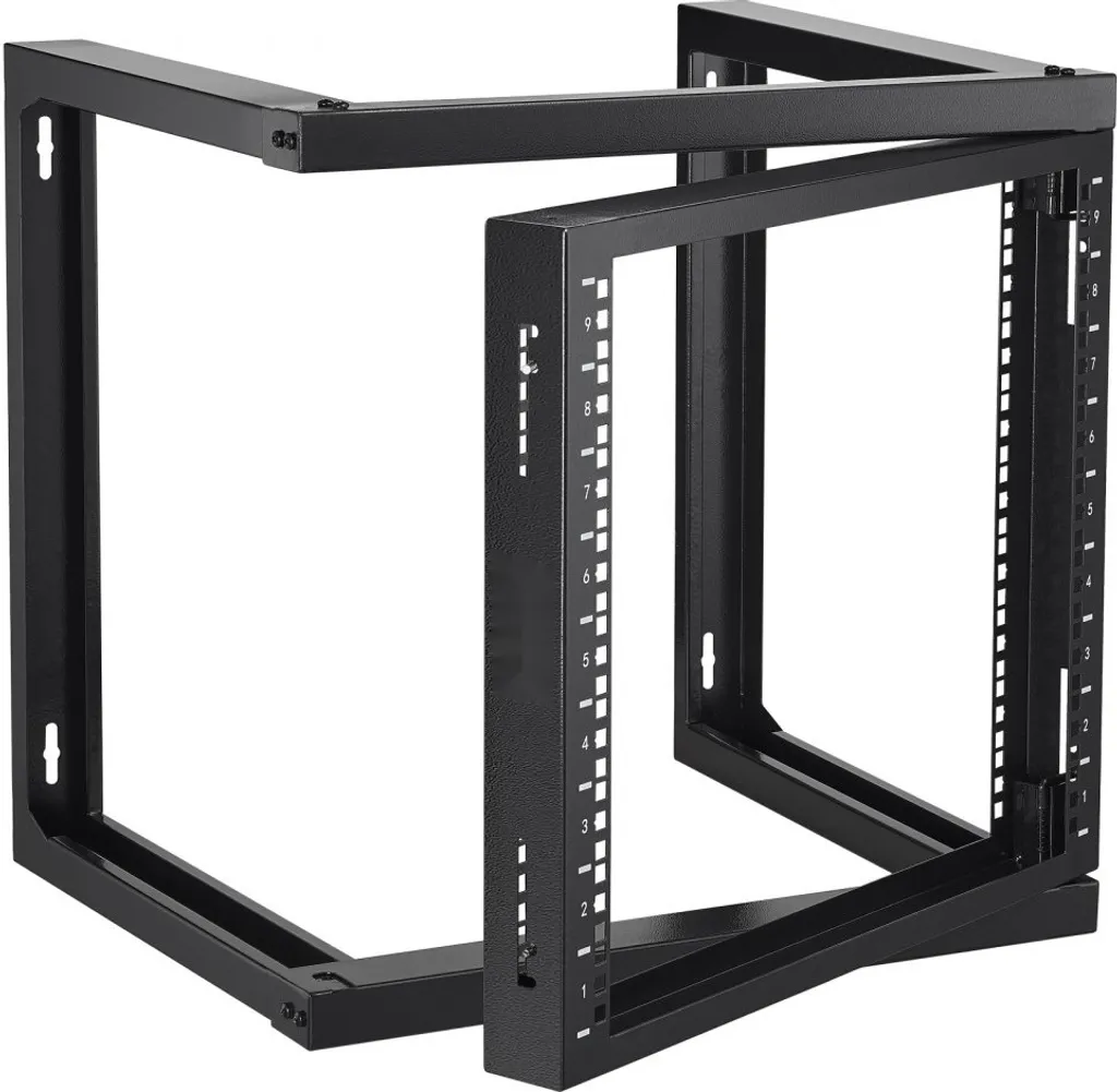Rack réseau 9U suspendu open frame pour intégration de switch 19"